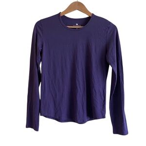 Segments Baselayer Shirt Woman Small Purple 100% Merino Wool Gorpcore Outdoor